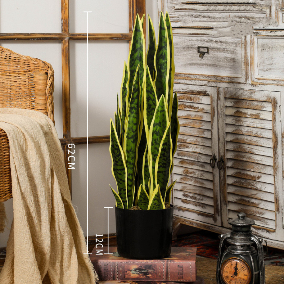AP037 Artificial SNAKE PLANT - Indoor Home/Garden Decorative Large Artificial Snake Plants/Trees