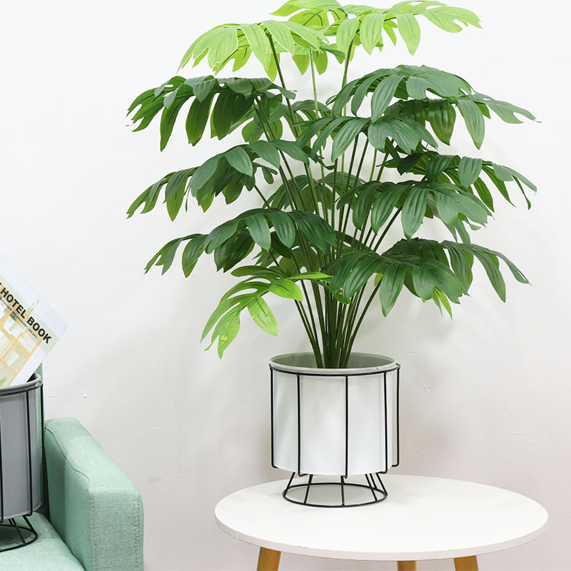 Artificial Plant/Tree Iron Craft Flower Pot- Indoor Home/Garden Decorative Large Artificial Plants/Trees Iron Craft Flower Pot