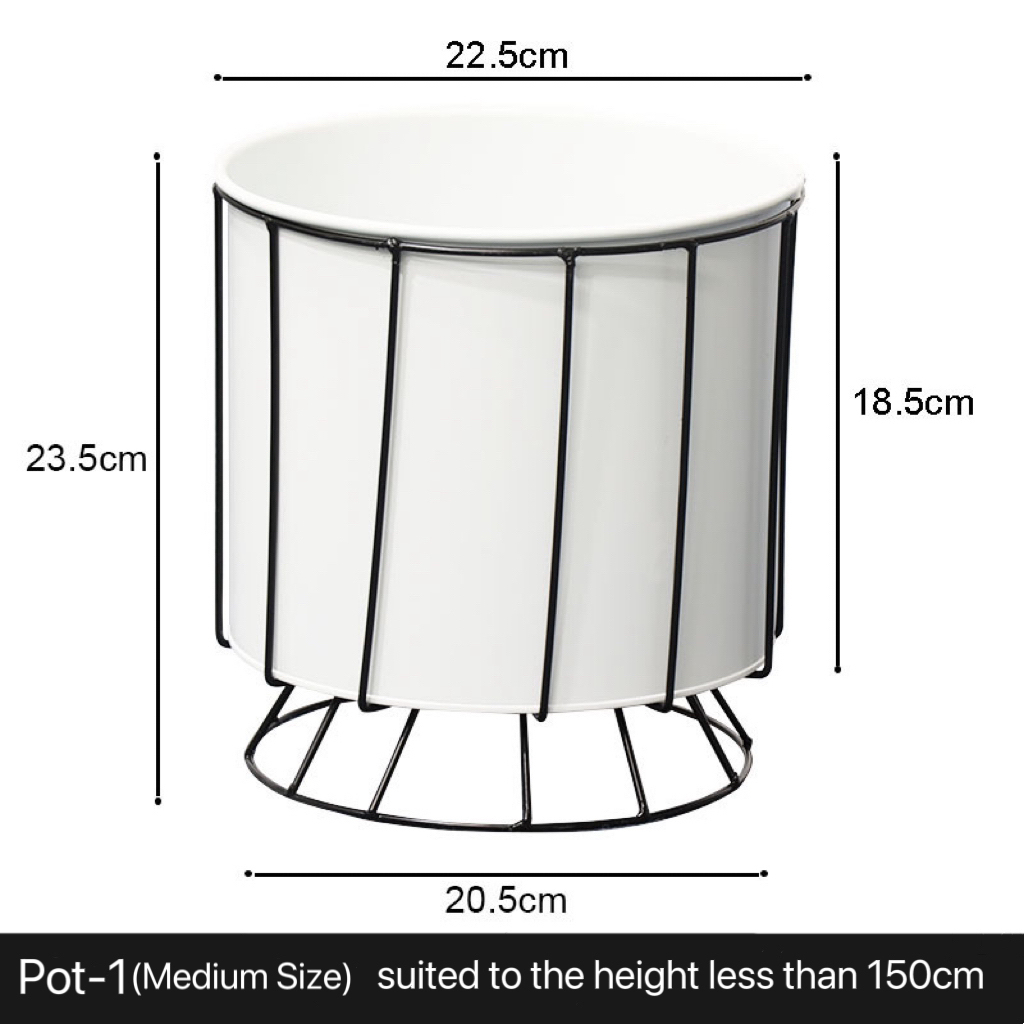 Artificial Plant/Tree Iron Craft Flower Pot- Indoor Home/Garden Decorative Large Artificial Plants/Trees Iron Craft Flower Pot