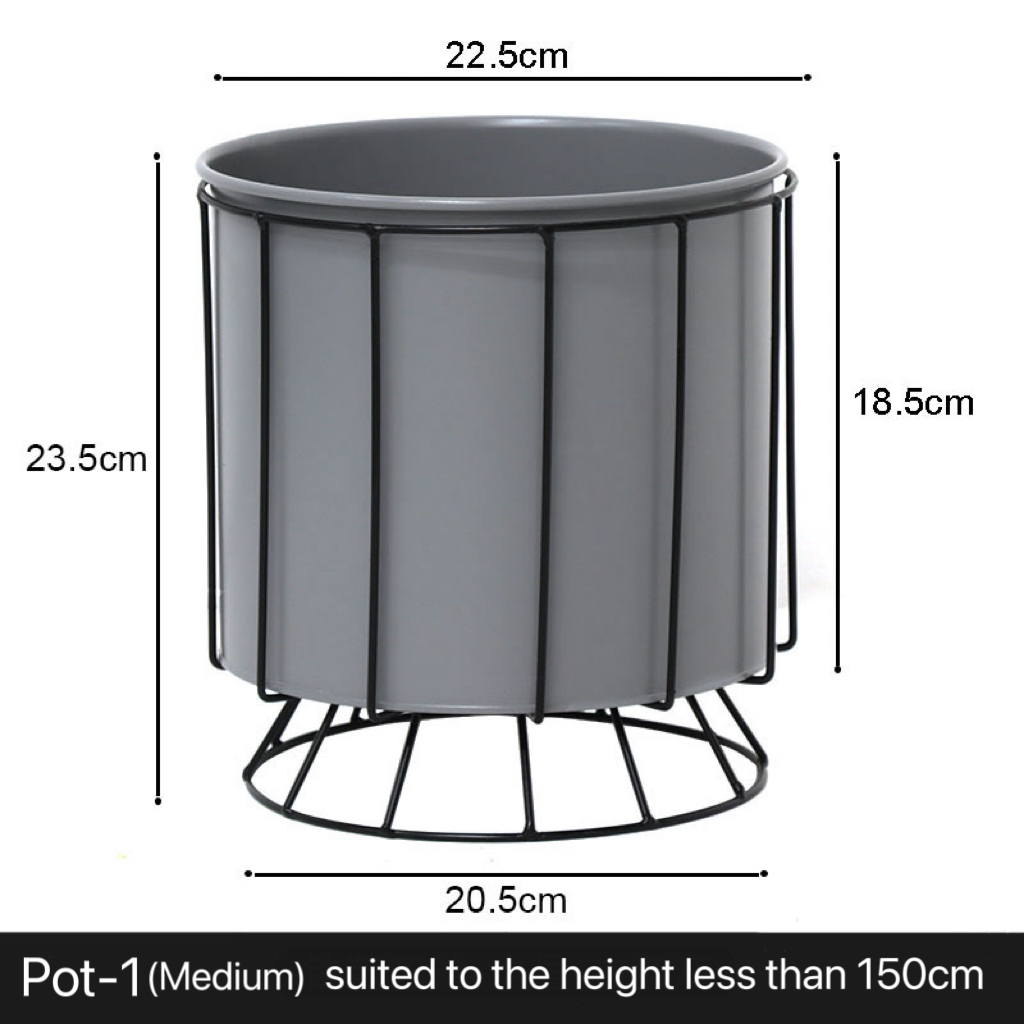 Artificial Plant/Tree Iron Craft Flower Pot- Indoor Home/Garden Decorative Large Artificial Plants/Trees Iron Craft Flower Pot