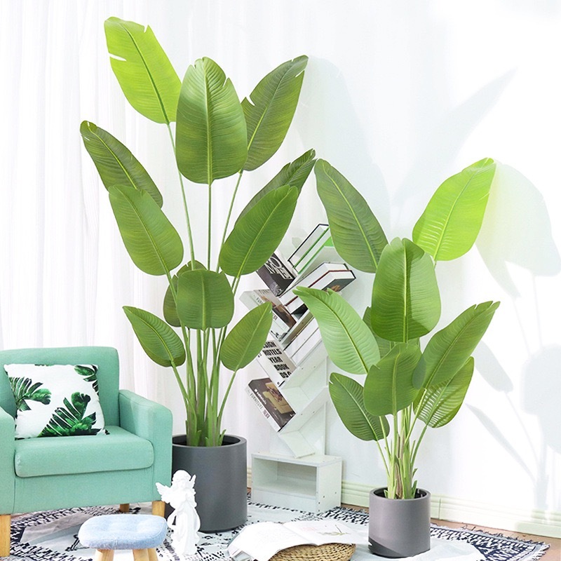 Artificial Cement Cylinder-shaped Plant Pot - Indoor Home/Garden Decorative Large Artificial Plants/Trees Cement Pot