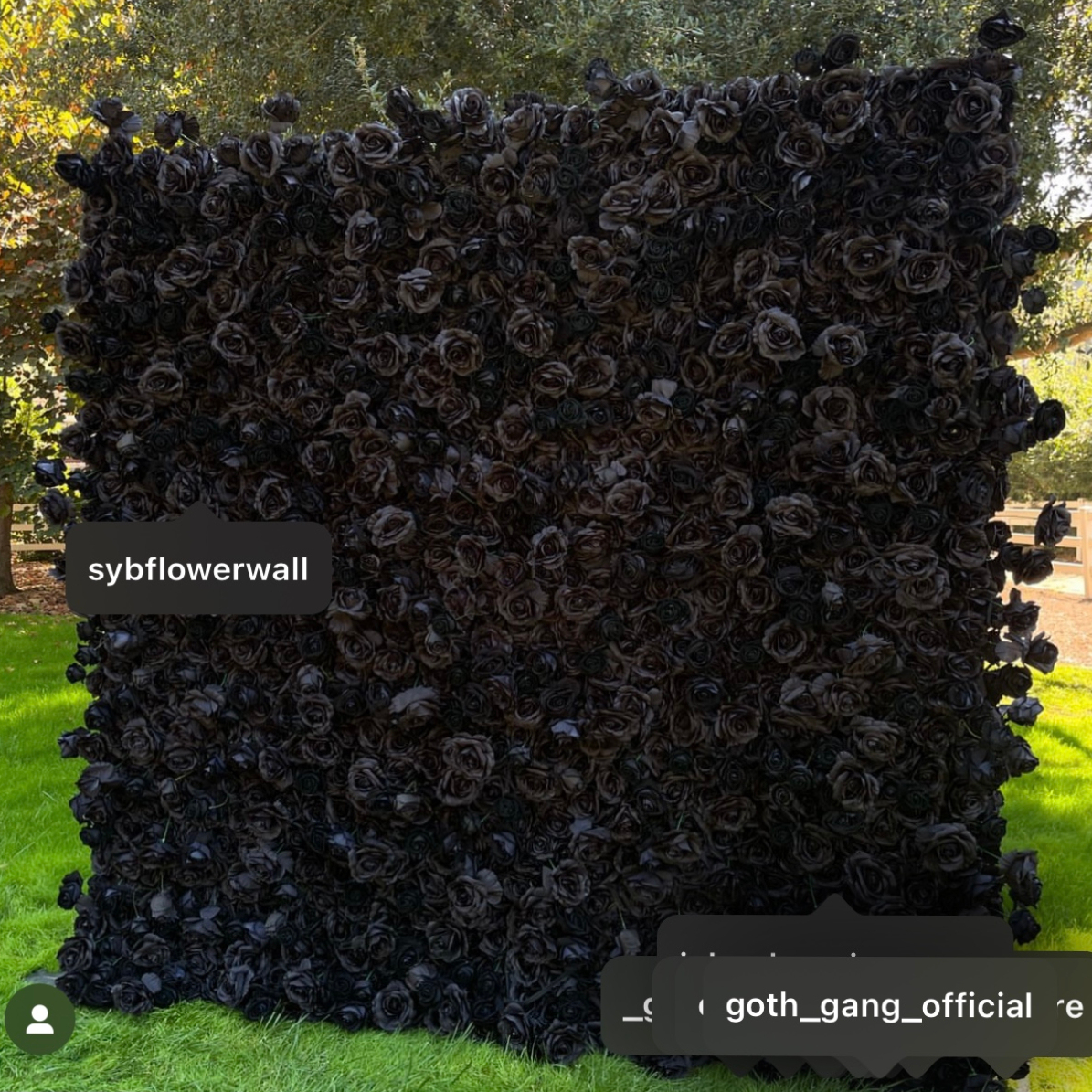 #340 SYB FLOWER Customized 3D/5D Black Cloth Back Roll up Articifial Flower Wall Backdrop For Wedding Event Party Decoration