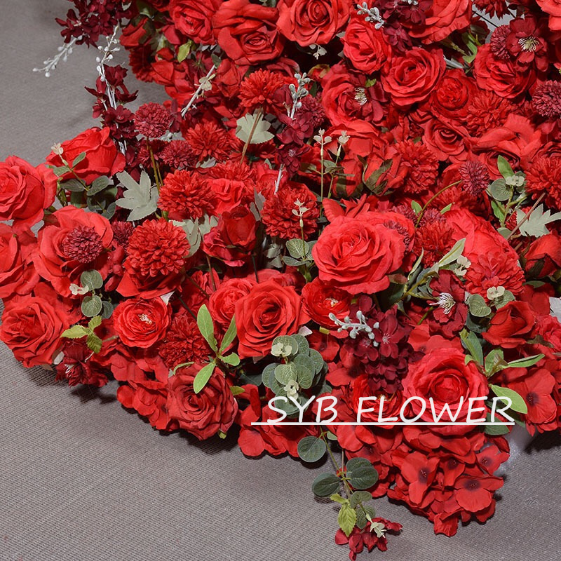 AC-014 Wholesale Customized Wedding Arch Silk Artificial Flower Gate Flower Arch Backdrop For Wedding Decoration With Free Shipping