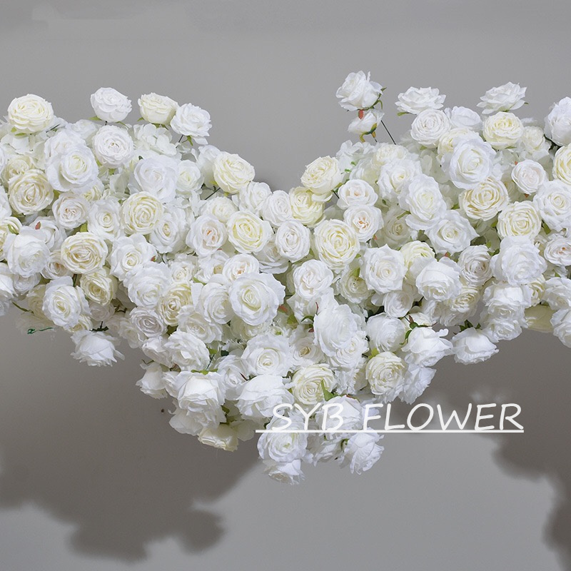 AC-016 Wholesale Customized Wedding Arch Silk Artificial Flower Gate Flower Arch Backdrop For Wedding Decoration With Free Shipping