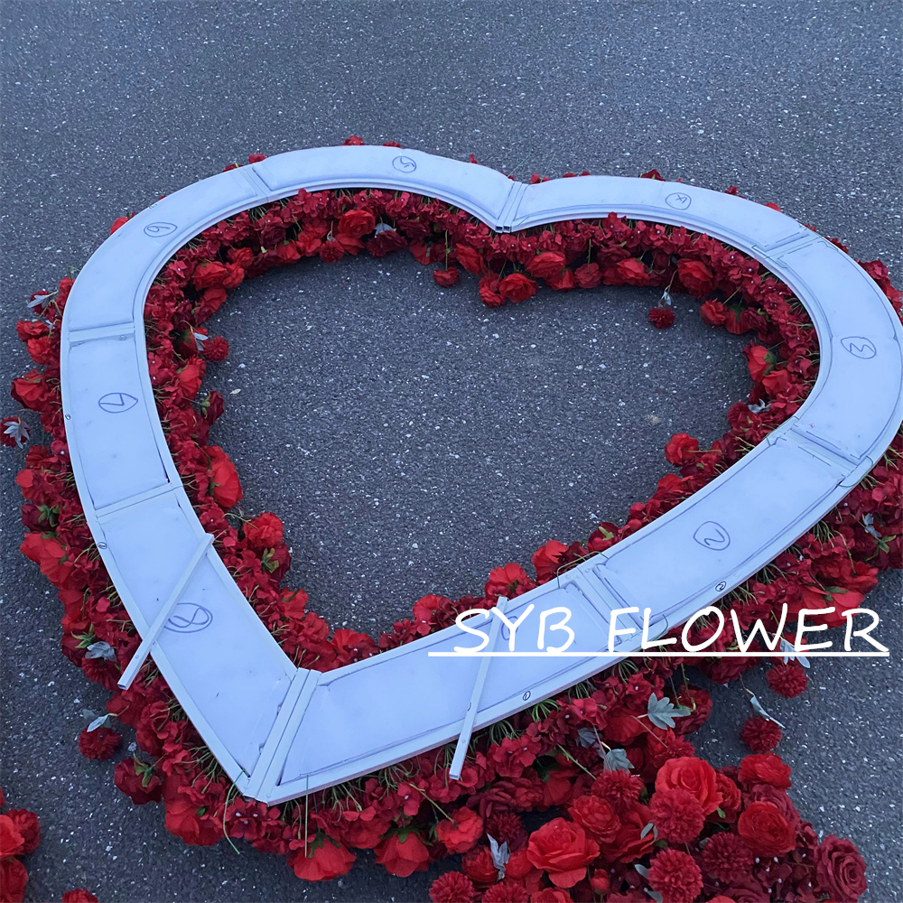AC-013-3 Wholesale Customized Wedding Arch Silk Artificial Flower Gate Flower Arch Backdrop For Wedding Decoration With Free Shipping