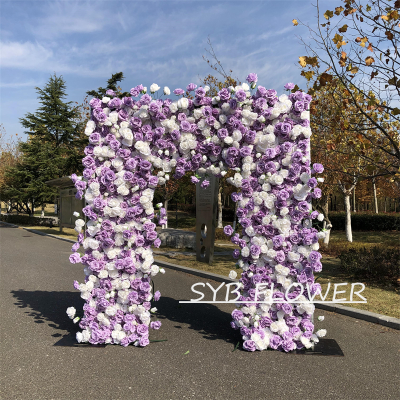 AC-032 Wholesale Customized Wedding Arch Silk Artificial Flower White Heart Shaped Arch Backdrop For Wedding Decoration With Free Shipping
