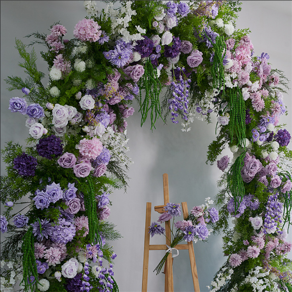 AC-091 Customized Monet's Garden Series Arch Backdrop For Wedding/Event/Party Decoration