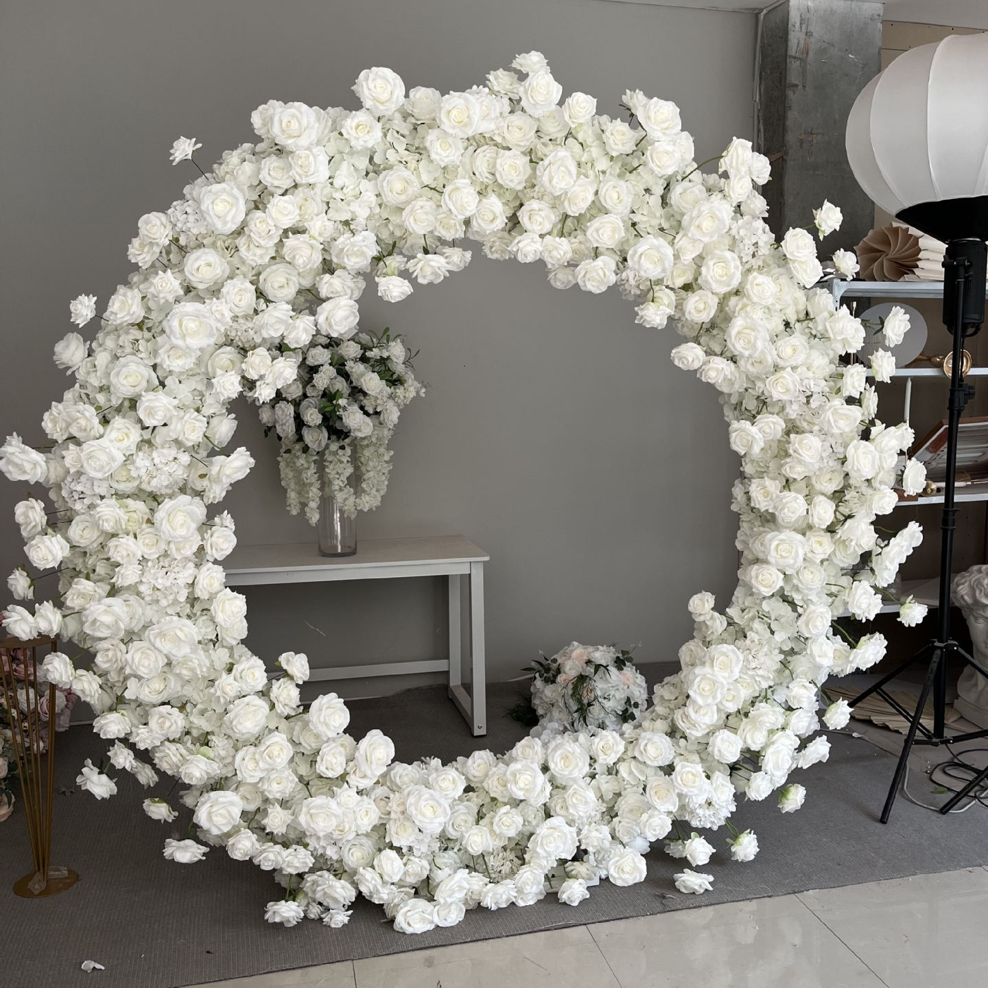 AC-096 Customized Monet's Garden Series Arch Backdrop For Wedding/Event/Party Decoration