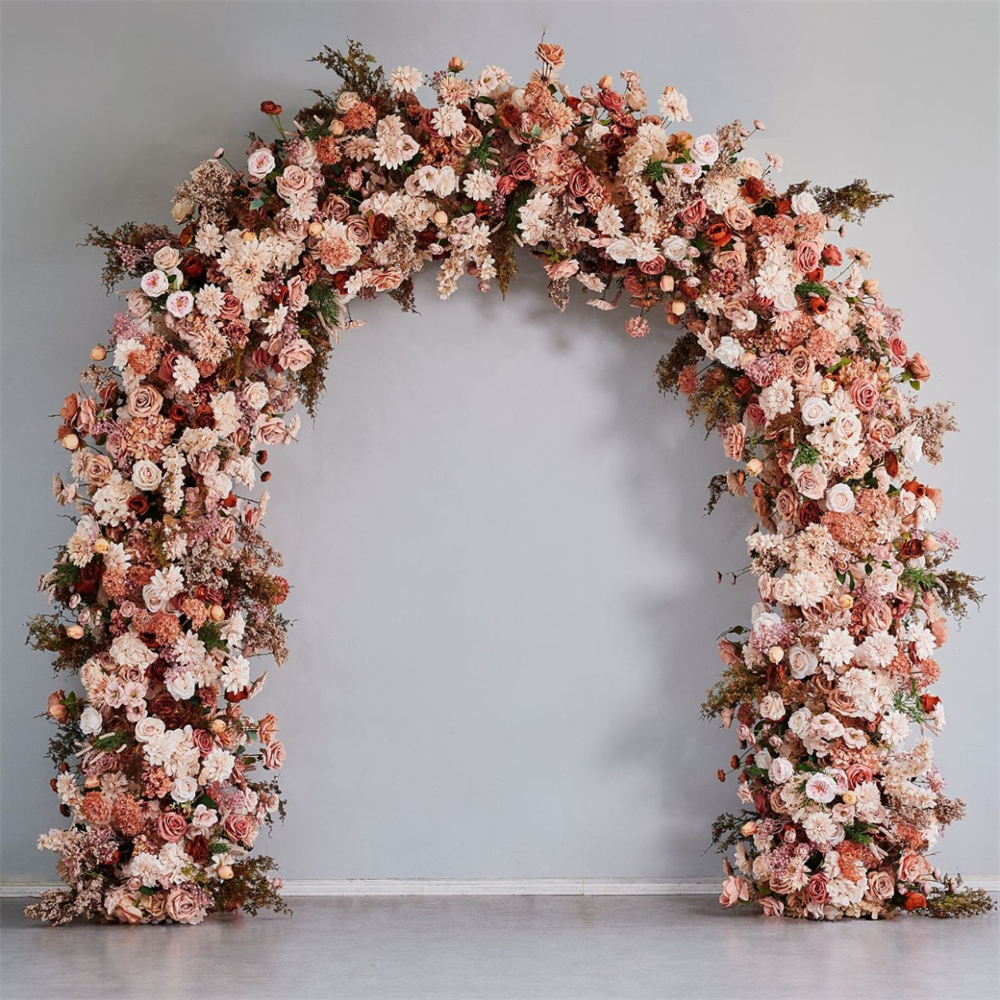 AC-097 Customized Blossom Cherry Flower Arch Backdrop For Wedding/Event/Party Decoration