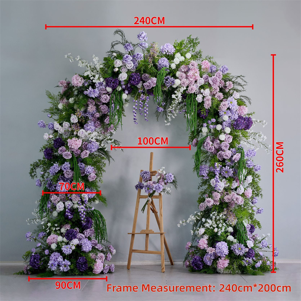 AC-091 Customized Monet's Garden Series Arch Backdrop For Wedding/Event/Party Decoration