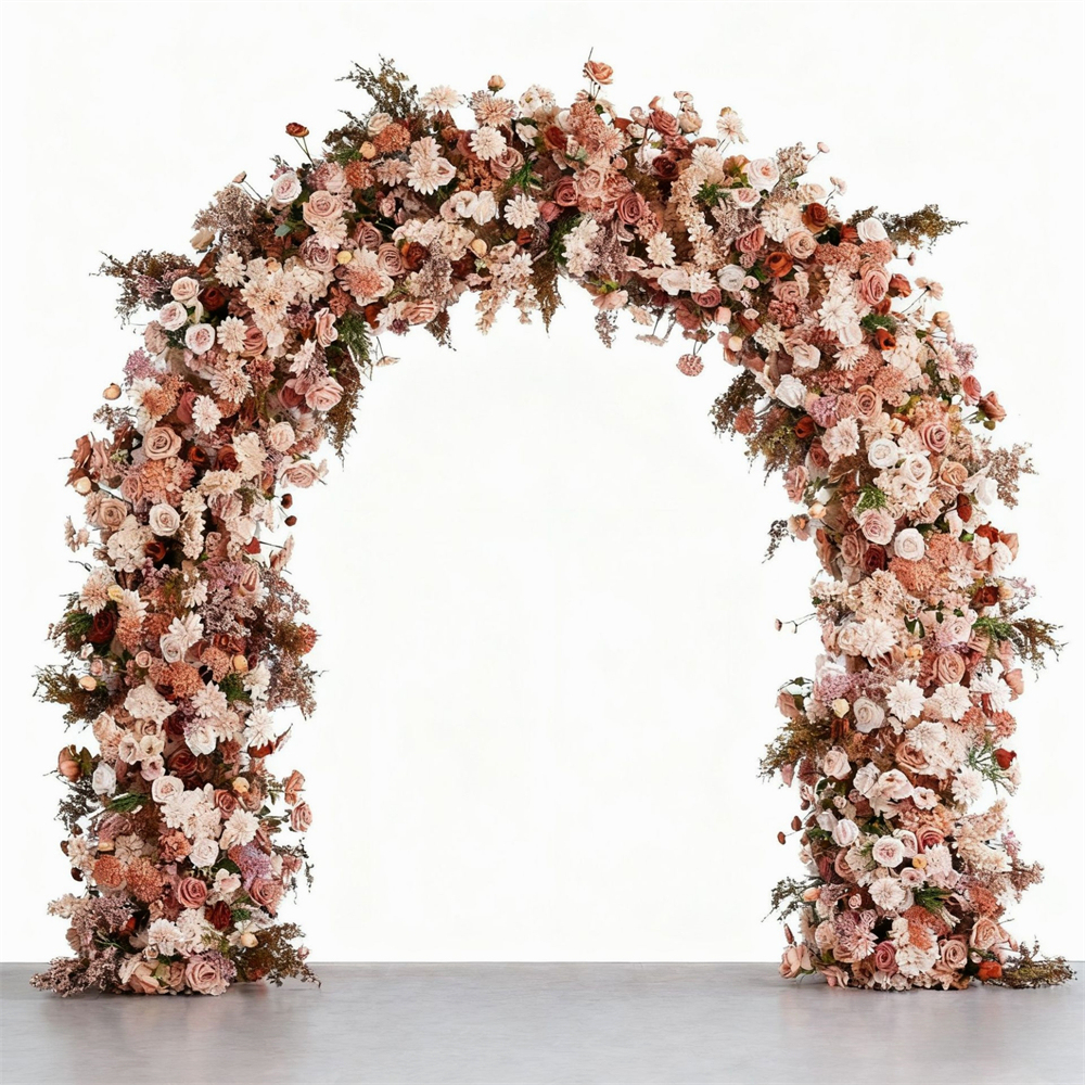 AC-097 Customized Blossom Cherry Flower Arch Backdrop For Wedding/Event/Party Decoration