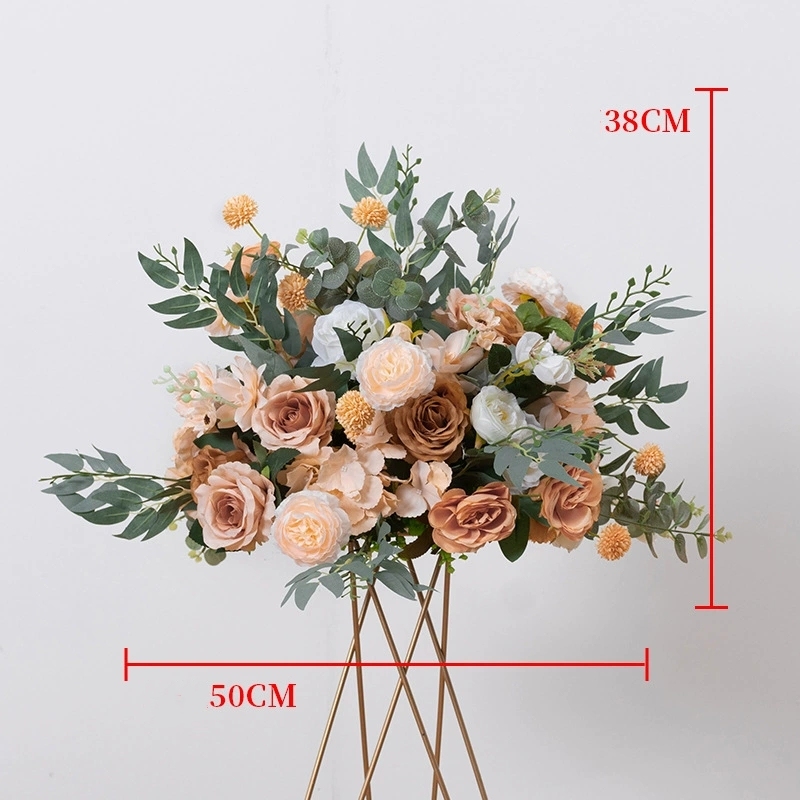 CP-049-3 Customized Wedding flower ball Silk Artificial Flowers Gate Wedding flower ball Backdrop For Wedding Entrance Decoration