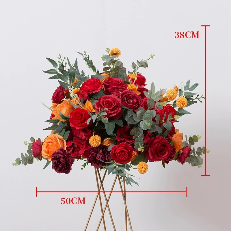 CP-049-4 Customized Wedding flower ball Silk Artificial Flowers Gate Wedding flower ball Backdrop For Wedding Entrance Decoration