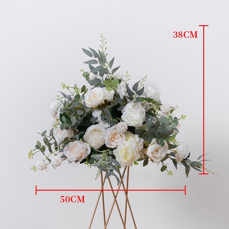 CP-049-1 Customized Wedding flower ball Silk Artificial Flowers Gate Wedding flower ball Backdrop For Wedding Entrance Decoration