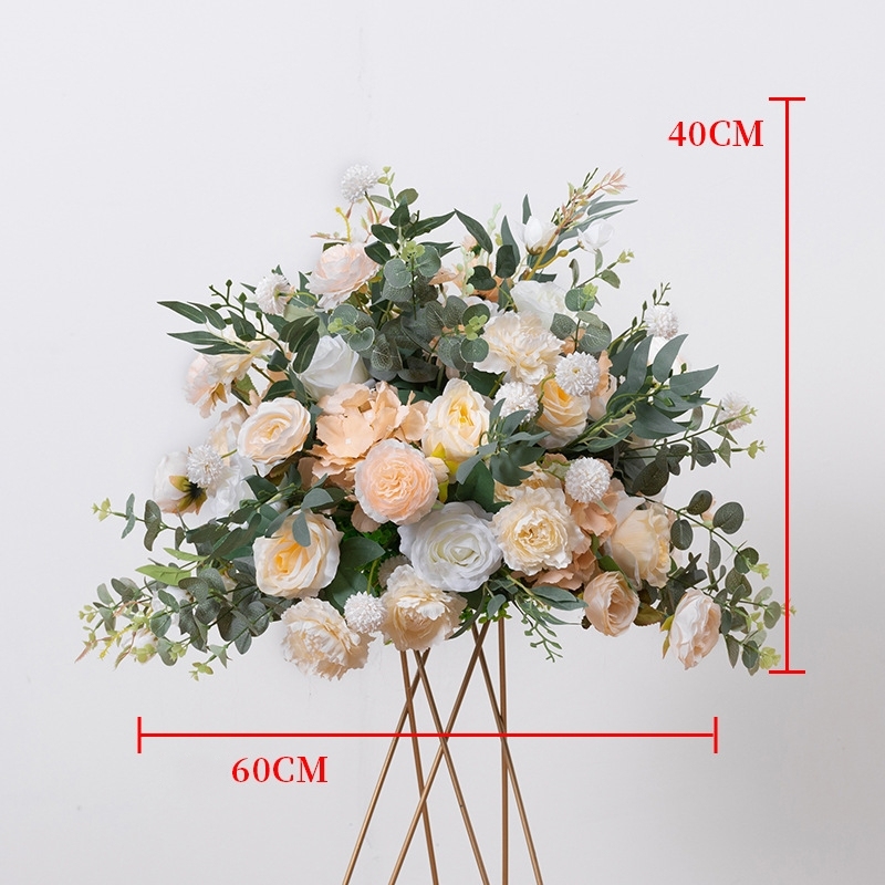 CP-049-2 Customized Wedding flower ball Silk Artificial Flowers Gate Wedding flower ball Backdrop For Wedding Entrance Decoration