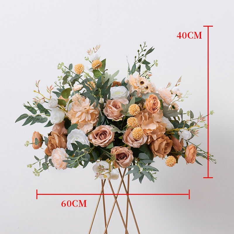 CP-049-3 Customized Wedding flower ball Silk Artificial Flowers Gate Wedding flower ball Backdrop For Wedding Entrance Decoration