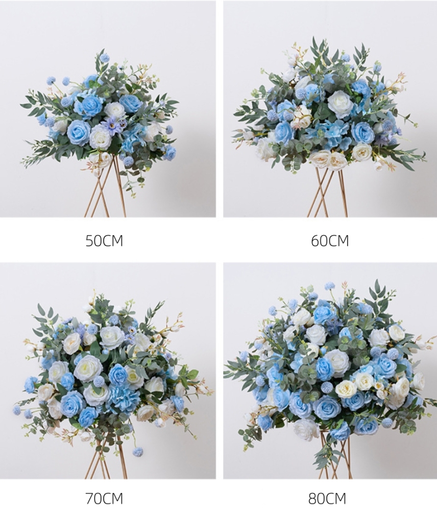 CP-049-5 Customized Wedding flower ball Silk Artificial Flowers Gate Wedding flower ball Backdrop For Wedding Entrance Decoration