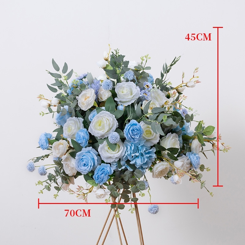 CP-049-5 Customized Wedding flower ball Silk Artificial Flowers Gate Wedding flower ball Backdrop For Wedding Entrance Decoration