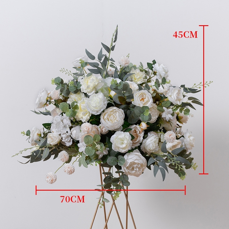 CP-049-1 Customized Wedding flower ball Silk Artificial Flowers Gate Wedding flower ball Backdrop For Wedding Entrance Decoration