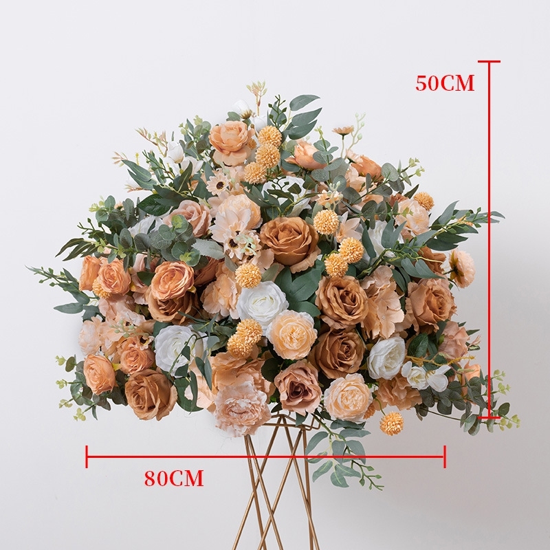 CP-049-3 Customized Wedding flower ball Silk Artificial Flowers Gate Wedding flower ball Backdrop For Wedding Entrance Decoration