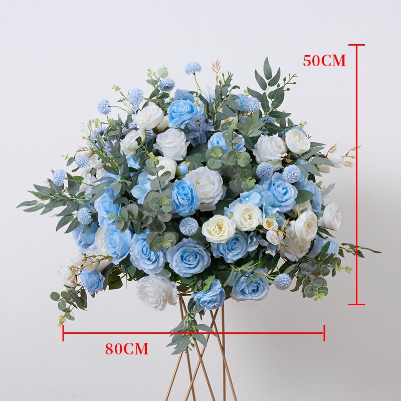CP-049-5 Customized Wedding flower ball Silk Artificial Flowers Gate Wedding flower ball Backdrop For Wedding Entrance Decoration