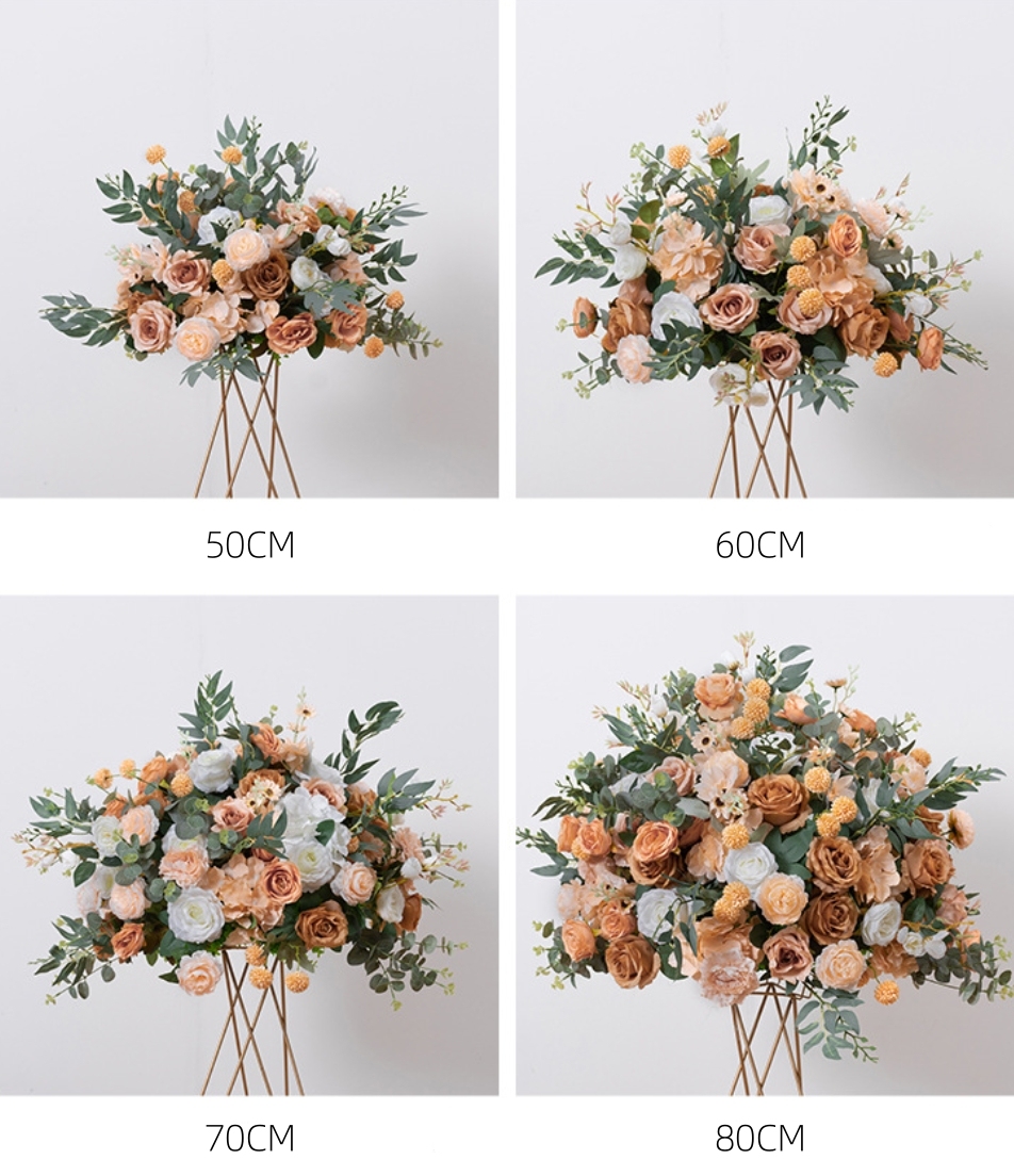 CP-049-3 Customized Wedding flower ball Silk Artificial Flowers Gate Wedding flower ball Backdrop For Wedding Entrance Decoration