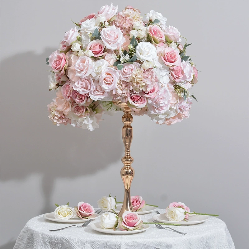 CP-051-1 Customized Wedding flower ball Silk Artificial Flowers Gate Wedding flower ball Backdrop For Wedding Entrance Decoration