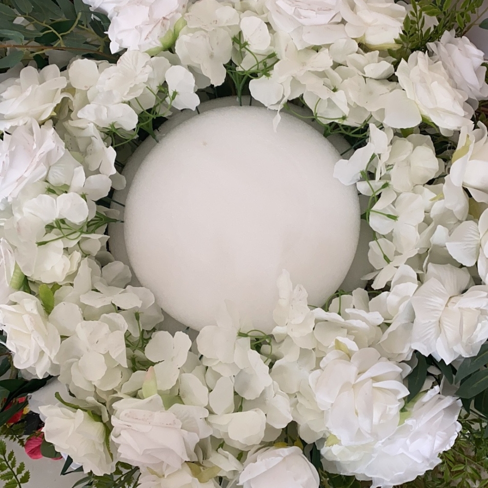CP-051-1 Customized Wedding flower ball Silk Artificial Flowers Gate Wedding flower ball Backdrop For Wedding Entrance Decoration