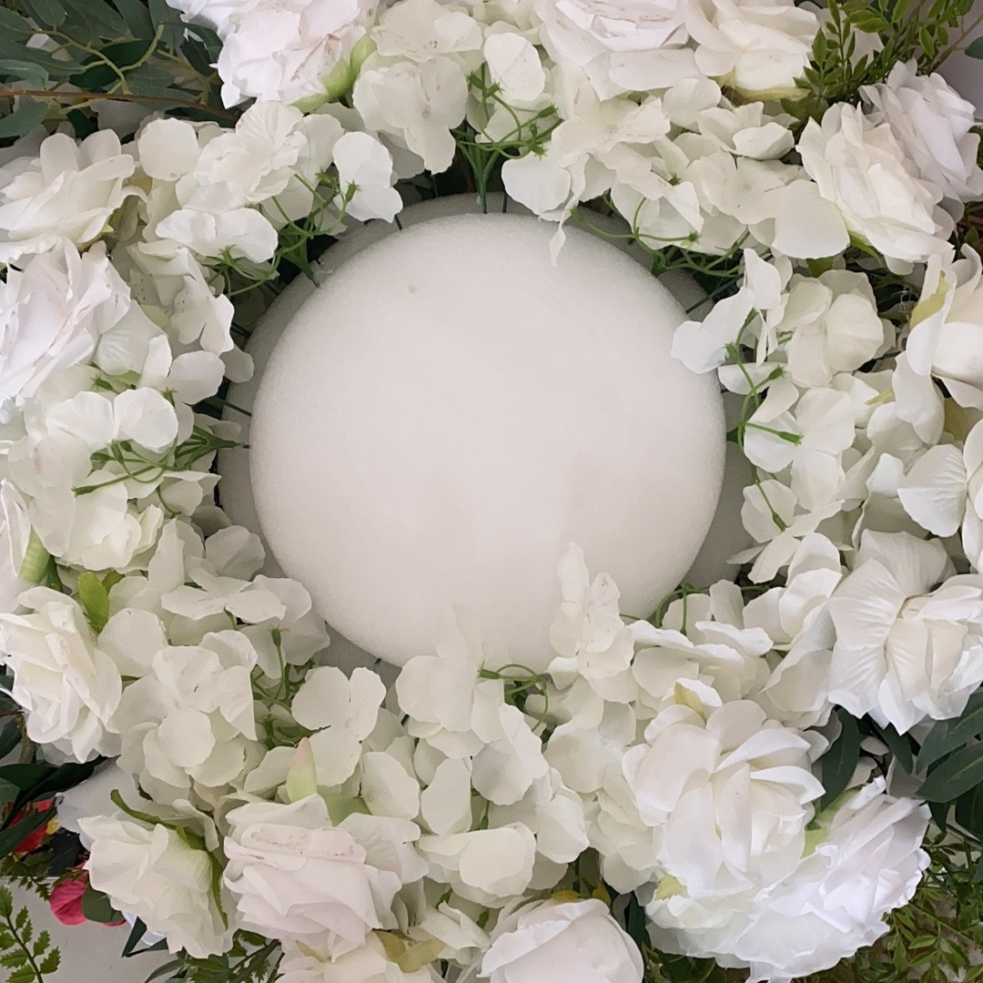 CP-051-1 Customized Wedding flower ball Silk Artificial Flowers Gate Wedding flower ball Backdrop For Wedding Entrance Decoration