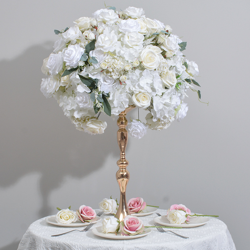 CP-051-2 Customized Wedding flower ball Silk Artificial Flowers Gate Wedding flower ball Backdrop For Wedding Entrance Decoration