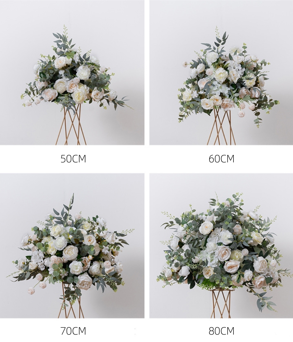 CP-049-1 Customized Wedding flower ball Silk Artificial Flowers Gate Wedding flower ball Backdrop For Wedding Entrance Decoration