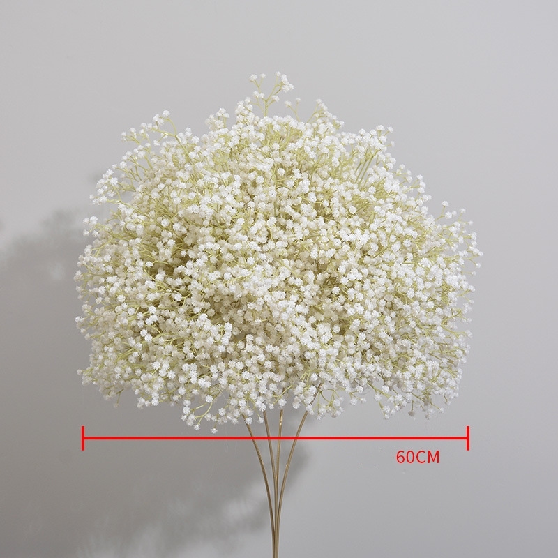 CP-057 Customized Babysbreath Wedding flower ball Silk Artificial Flowers Gate Wedding flower ball Backdrop For Wedding Decoration