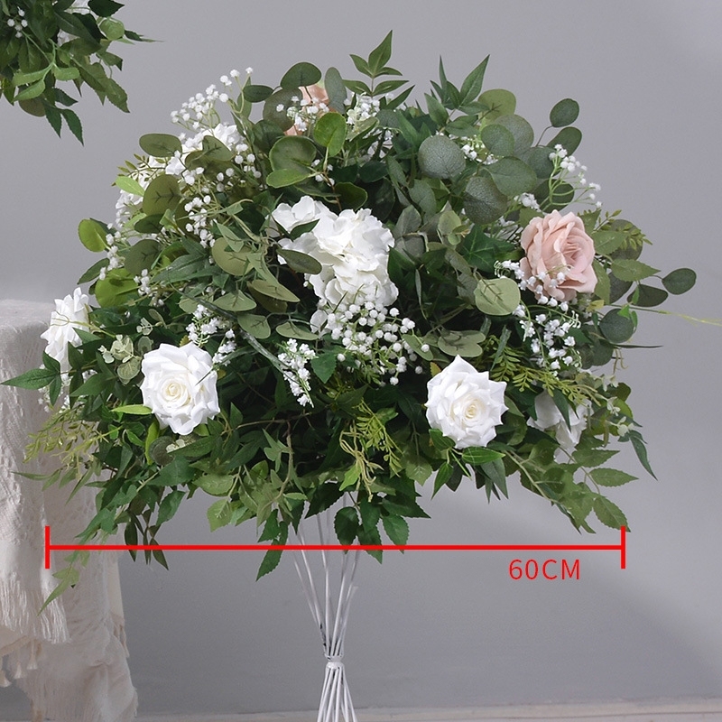 CP-059 Customized Wedding flower ball Silk Artificial Flowers Gate Wedding flower ball Backdrop For Wedding Decoration