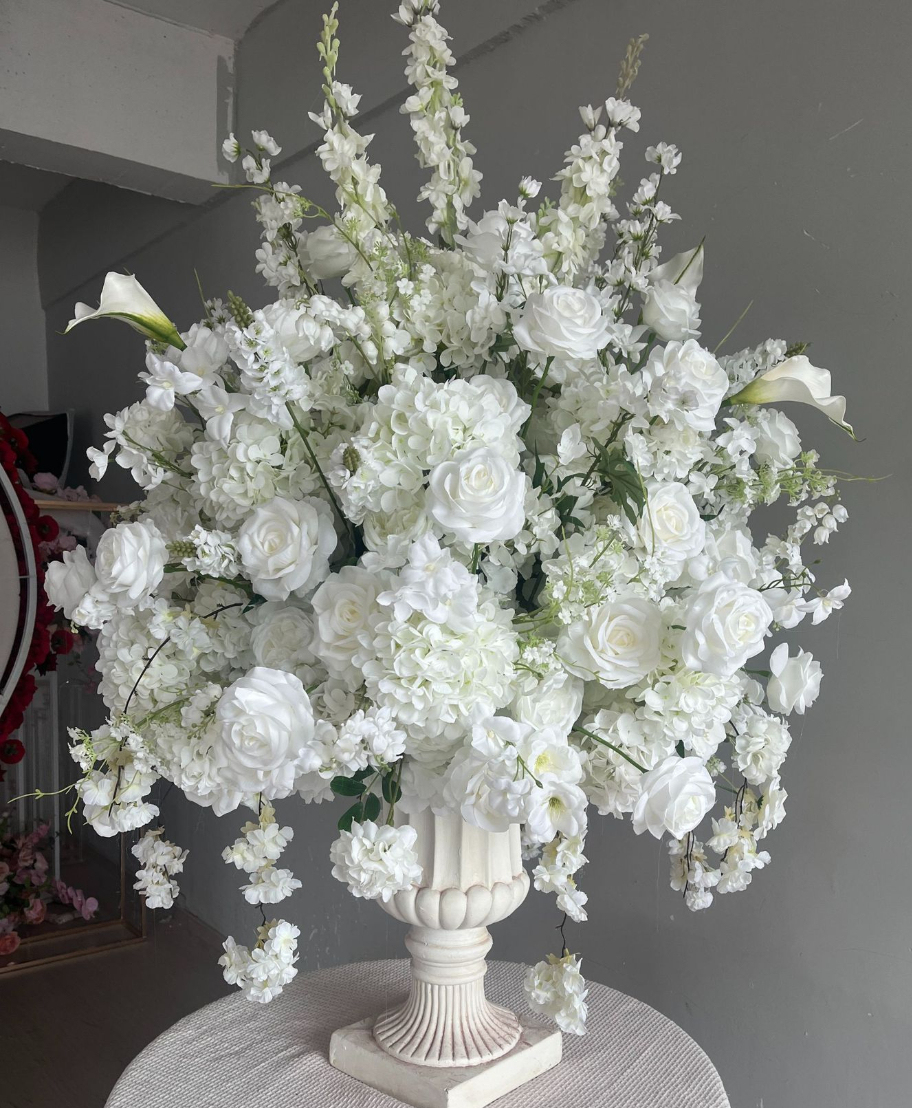 CP-058 Customized Babysbreath Wedding flower ball Silk Artificial Flowers Gate Wedding flower ball Backdrop For Wedding Decoration