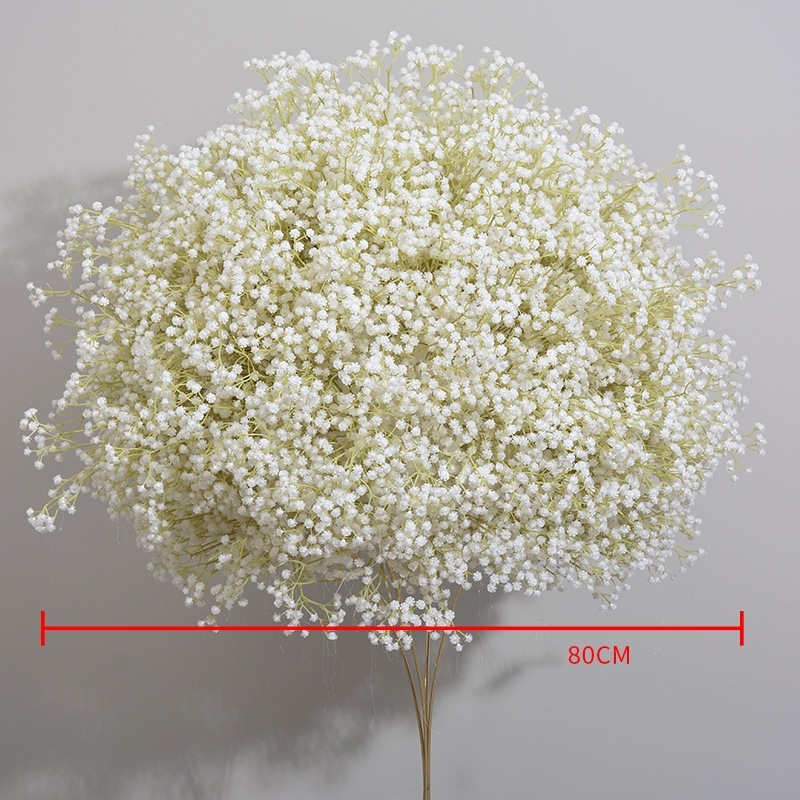 CP-057 Customized Babysbreath Wedding flower ball Silk Artificial Flowers Gate Wedding flower ball Backdrop For Wedding Decoration