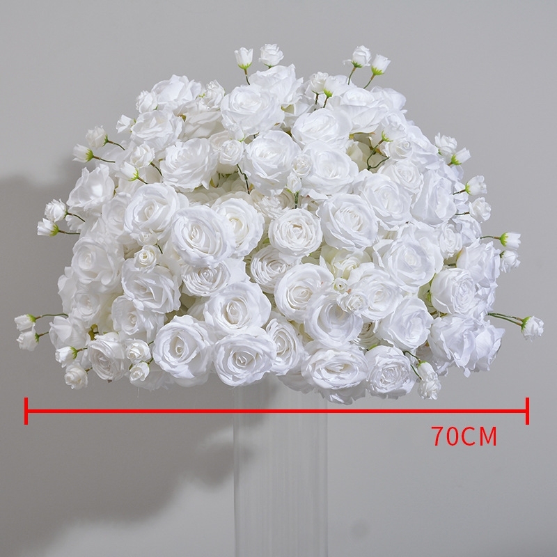 CP-060-1 Customized Wedding flower ball Silk Artificial Flowers Gate Wedding flower ball Backdrop For Wedding Decoration