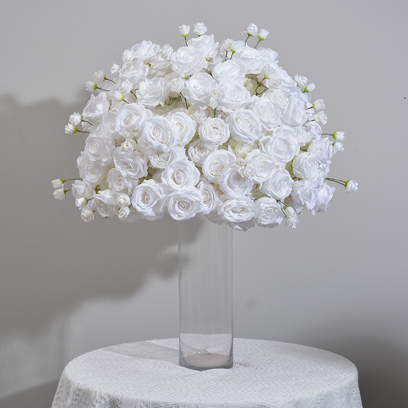 CP-060-1 Customized Wedding flower ball Silk Artificial Flowers Gate Wedding flower ball Backdrop For Wedding Decoration