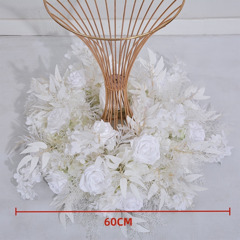 CP-062 Customized Wedding flower ball Silk Artificial Flowers Gate Wedding flower ball Backdrop For Wedding Decoration