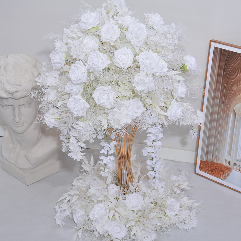 CP-062 Customized Wedding flower ball Silk Artificial Flowers Gate Wedding flower ball Backdrop For Wedding Decoration