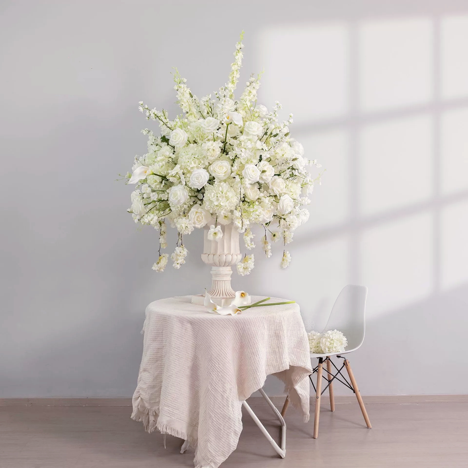 CP-058 Customized Babysbreath Wedding flower ball Silk Artificial Flowers Gate Wedding flower ball Backdrop For Wedding Decoration