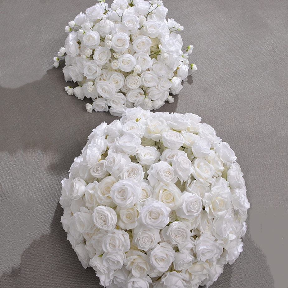 CP-060-1 Customized Wedding flower ball Silk Artificial Flowers Gate Wedding flower ball Backdrop For Wedding Decoration
