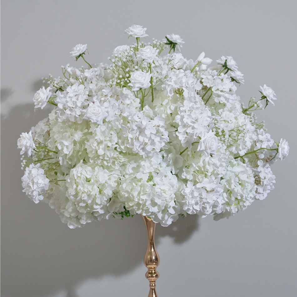 CP-074 Customized Wedding flower ball Silk Artificial Flowers Gate Wedding flower ball Backdrop For Wedding Decoration