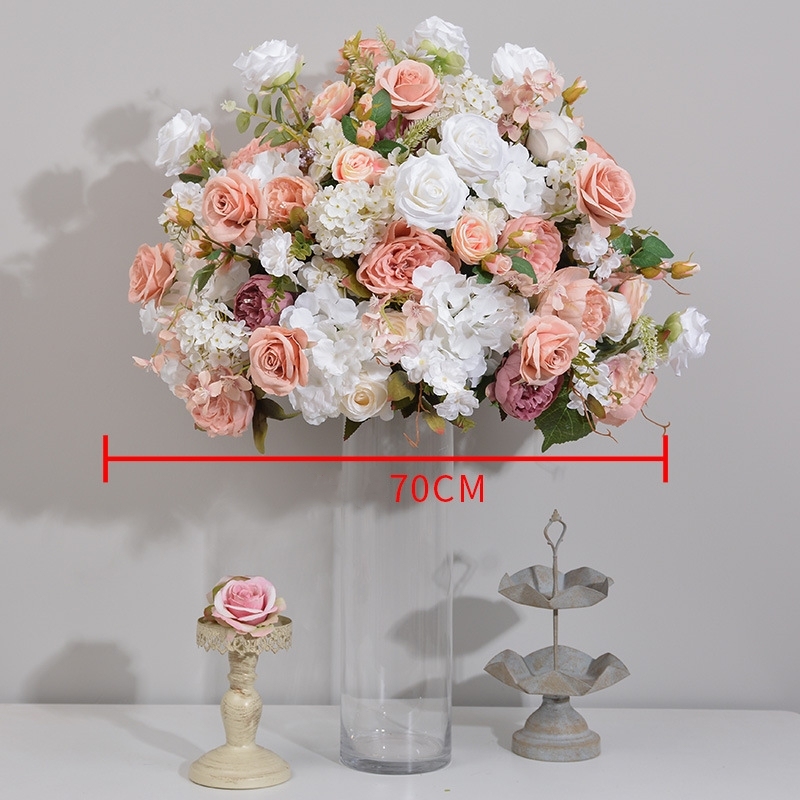 CP-077-1 Customized Wedding flower ball Silk Artificial Flowers Gate Wedding flower ball Backdrop For Wedding Decoration