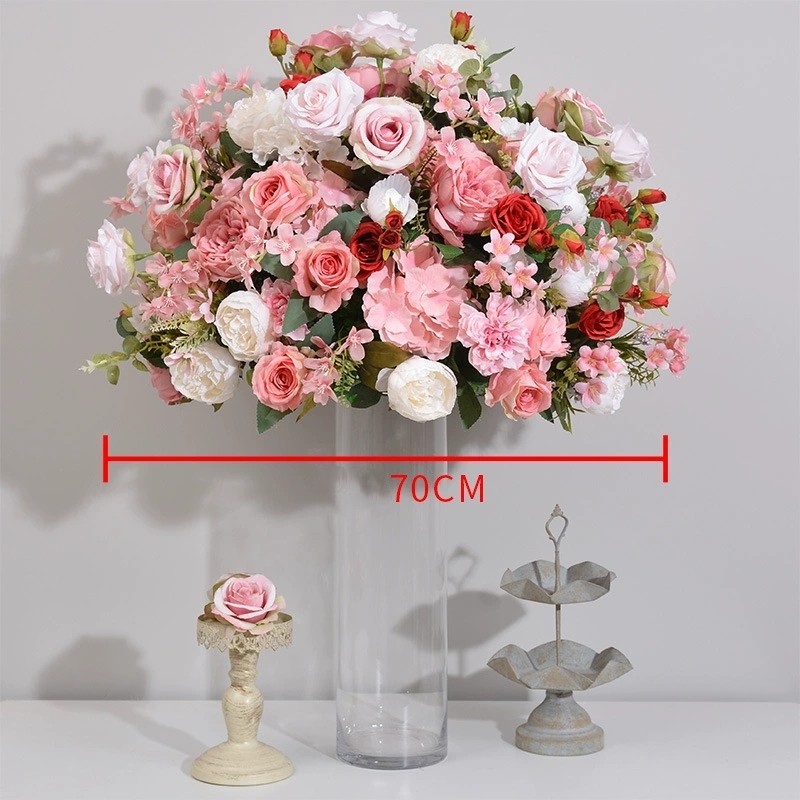 CP-077-1 Customized Wedding flower ball Silk Artificial Flowers Gate Wedding flower ball Backdrop For Wedding Decoration