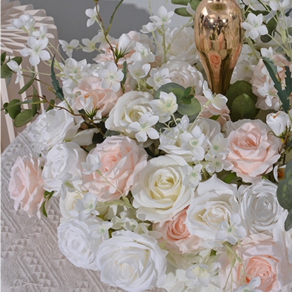 CP-072 Customized Wedding flower ball Silk Artificial Flowers Gate Wedding flower ball Backdrop For Wedding Decoration