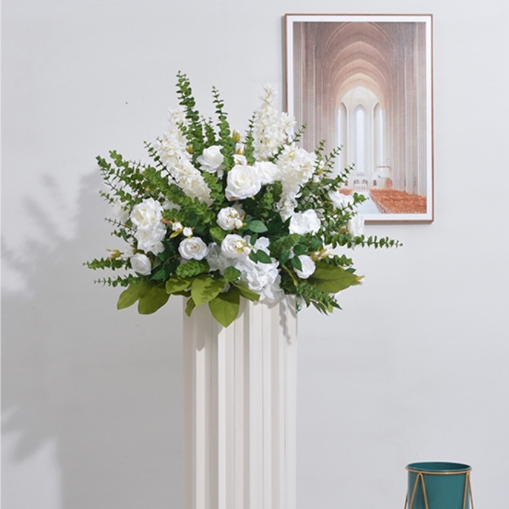 CP-079 Customized Wedding flower ball Silk Artificial Flowers Gate Wedding flower ball Backdrop For Wedding Decoration