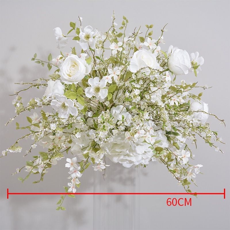 CP-086-1 Wedding Table Centerpiece Rose Flower ball Wedding Flowers Wedding Arrangement Decoration Customized Flower Ball Table Runner