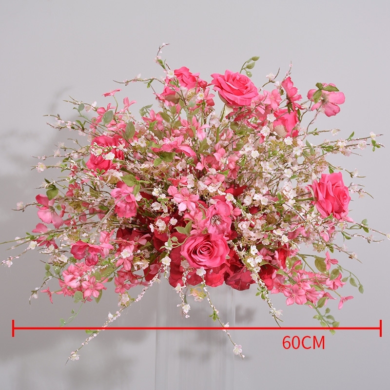 CP-086-1 Wedding Table Centerpiece Rose Flower ball Wedding Flowers Wedding Arrangement Decoration Customized Flower Ball Table Runner