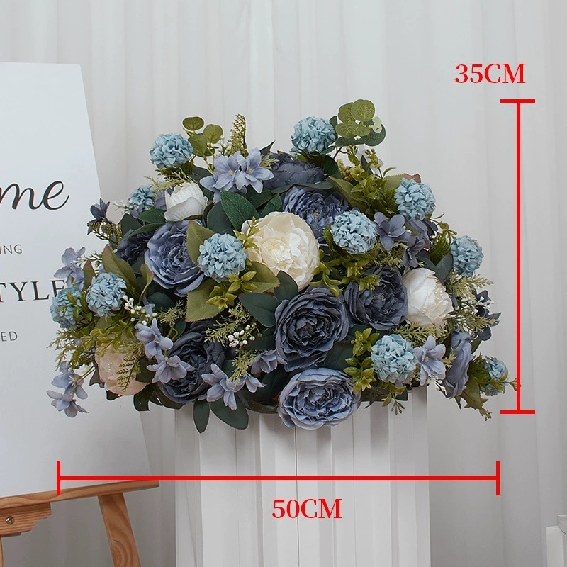 CP-081 Customized Wedding flower ball Silk Artificial Flowers Gate Wedding flower ball Backdrop For Wedding Entrance Decoration