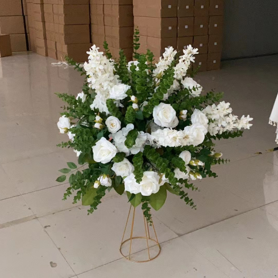 CP-079 Customized Wedding flower ball Silk Artificial Flowers Gate Wedding flower ball Backdrop For Wedding Decoration